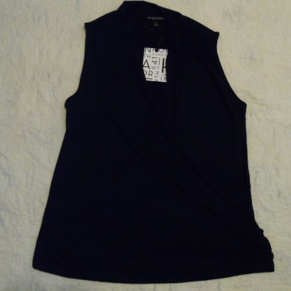 41 Hawthorne Navy Over Tank Shirt